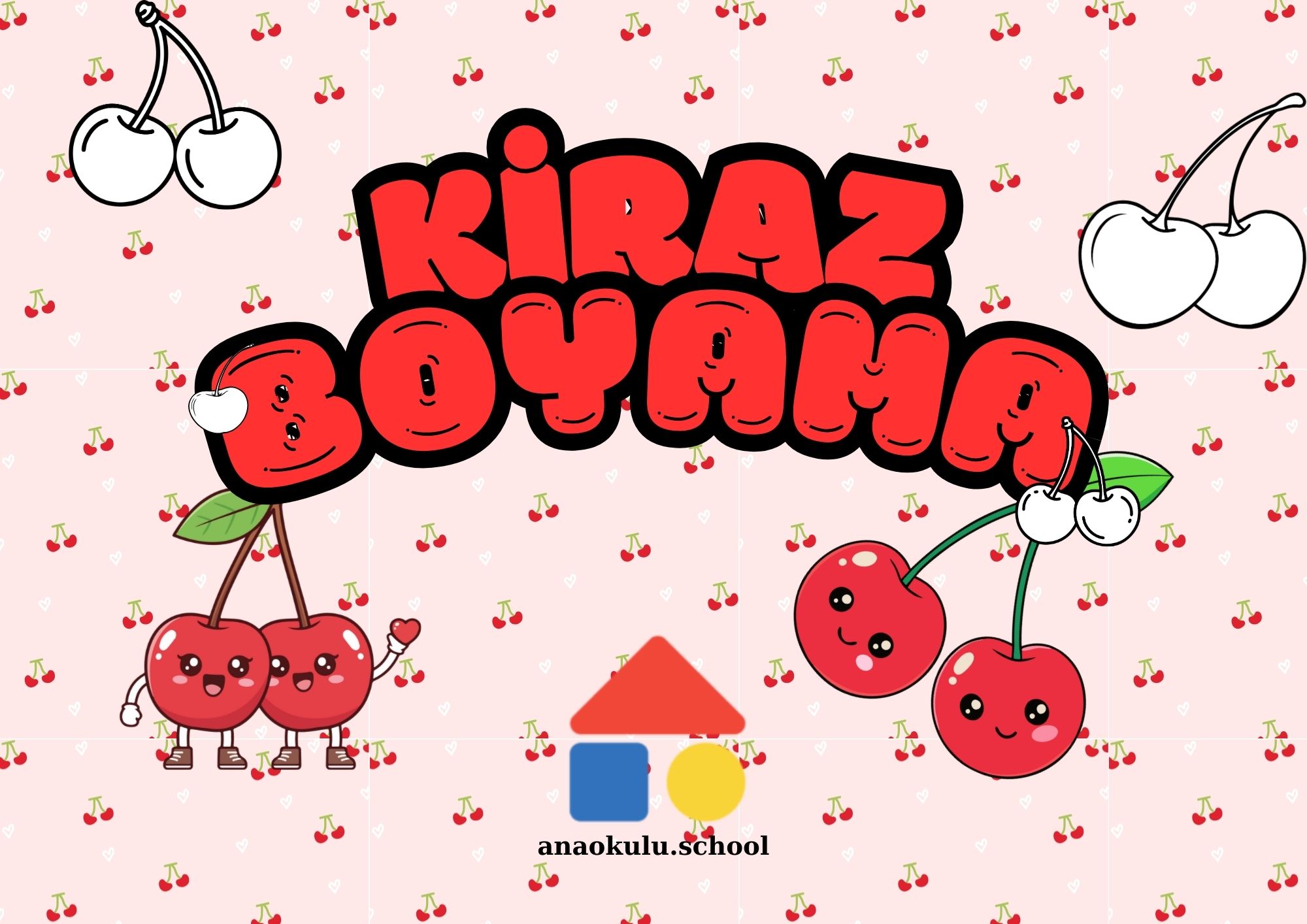 kiraz_boyama_sayfası