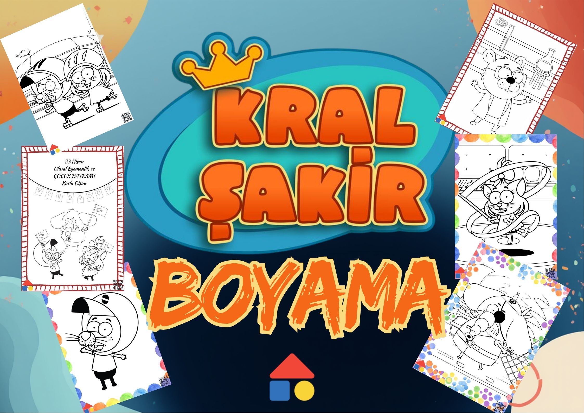 Kral Şakir Boyama Sayfaları (Ücretsiz ve Yazdırılabilir)